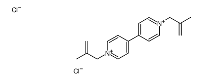 1-(2-methylprop-2-enyl)-4-[1-(2-methylprop-2-enyl)pyridin-1-ium-4-yl]pyridin-1-ium,dichloride Structure