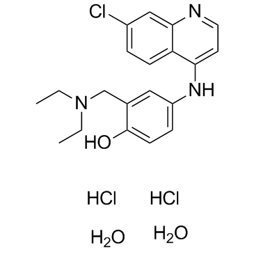 阿莫地喹盐酸盐结构式