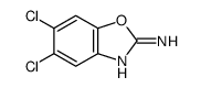 5,6-Dichloro-2-benzoxazolamine结构式
