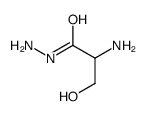 DL-丝氨酸酰肼结构式