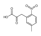 (5-methyl-2-nitro-phenyl)-pyruvic acid结构式