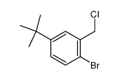 1-bromo-4-(tert-butyl)-2-(chloromethyl)benzene Structure