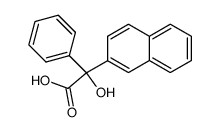 (2-naphthyl)phenylhydroxyacetic acid Structure