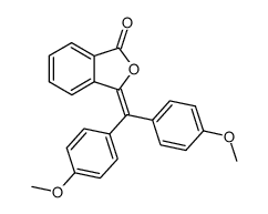 3-[Bis-(4-methoxyphenyl)-methylen]-phthalid结构式