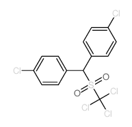 Benzene,1,1'-[[(trichloromethyl)sulfonyl]methylene]bis[4-chloro- Structure