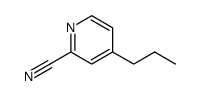 2-Pyridinecarbonitrile,4-propyl-(9CI)结构式