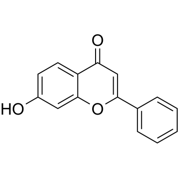 7-羟基黄酮结构式