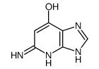 (8ci,9ci)-5-氨基-1H-咪唑并[4,5-b]吡啶-7-醇结构式