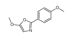 5-methoxy-2-(4-methoxyphenyl)-1,3-oxazole Structure