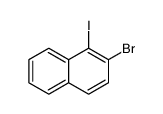2-bromo-1-iodonaphthalene Structure