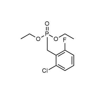 (2-氯-6-氟苄基)膦酸二乙酯结构式