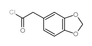 苯并[1,3]二氧代-5-乙酰氯结构式