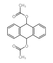 (10-acetyloxy-9,10-dihydroanthracen-9-yl) acetate结构式