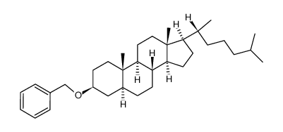 5α-cholestan-3β-yl benzyl ether Structure