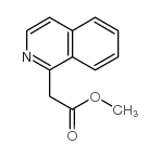 2-(异喹啉-1-基)乙酸甲酯结构式