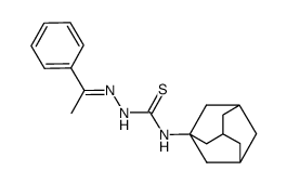Acetphenone 4-[1-adamantyl]-3-thiosemicarbazone Structure