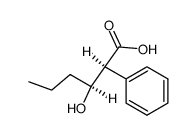 α-(1-Hydroxybutyl)benzenessigsaeure结构式