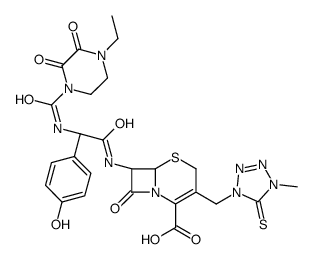 5-去硫醇基-5-硫代头孢哌酮结构式