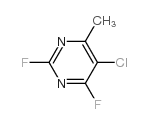 5-chloro-2,4-difluoro-6-methylpyrimidine Structure