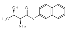 L-苏氨酸-β-萘酰胺结构式