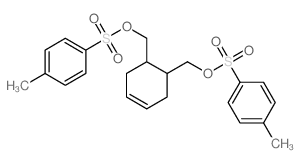 1-methyl-4-[[6-[(4-methylphenyl)sulfonyloxymethyl]-1-cyclohex-3-enyl]methoxysulfonyl]benzene结构式