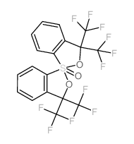 3,3,3',3'-tetrakis(trifluoromethyl)-1,1'-spirobi[2,1λ6-benzoxathiole] 1-oxide结构式