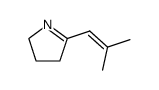 2H-Pyrrole,3,4-dihydro-5-(2-methyl-1-propenyl)-(9CI)结构式