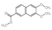 methyl 6,7-dimethoxynaphthalene-2-carboxylate结构式
