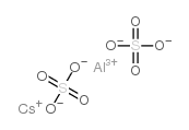 硫酸铝铯十二水合物结构式