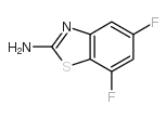 2-氨基-5,7-二氟苯并噻唑结构式