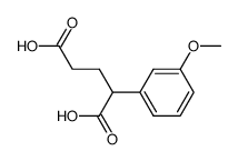 2-(3-methoxyphenyl)glutaric acid Structure