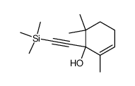 rac-2,6,6-trimethyl-1-(trimethylsilylethynyl)cyclohex-2-en-1-ol Structure