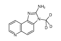 2-Amino-3-methyl-3H-imidazo[4,5-f]quinoline-d3 Structure