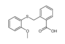 2-(2-Methoxyphenylthiomethyl)benzoic acid结构式