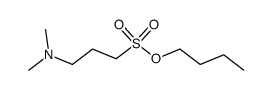 butyl 3-(dimethylamino)propanesulfonate结构式