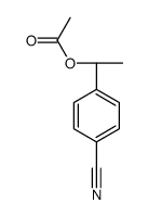 [(1R)-1-(4-cyanophenyl)ethyl] acetate结构式