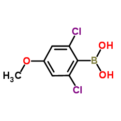(2,6-Dichloro-4-methoxyphenyl)boronic acid Structure