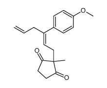 (Z)-3-methoxy-5,6,8,14-disecoestra-1,3,5(10),6,9(11)-pentaen-17-one结构式