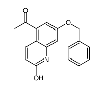 5-acetyl-7-phenylmethoxy-1H-quinolin-2-one Structure
