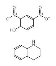 2,4-dinitrophenol; 1,2,3,4-tetrahydroquinoline结构式