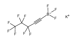 potassium (heptafluoropentynyl)trifluoroborate Structure