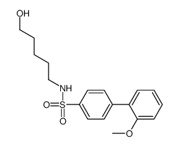 N-(5-hydroxypentyl)-4-(2-methoxyphenyl)benzenesulfonamide Structure
