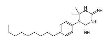 6,6-dimethyl-1-(4-nonylphenyl)-1,3,5-triazine-2,4-diamine Structure
