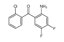 (2-amino-4,5-difluorophenyl)-(2-chlorophenyl)methanone Structure