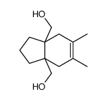 [7a-(hydroxymethyl)-5,6-dimethyl-2,3,4,7-tetrahydro-1H-inden-3a-yl]methanol Structure