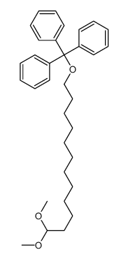 [12,12-dimethoxydodecoxy(diphenyl)methyl]benzene Structure
