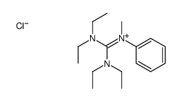[diethylamino-(N-methylanilino)methylidene]-diethylazanium,chloride Structure