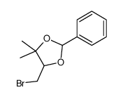 5-(bromomethyl)-4,4-dimethyl-2-phenyl-1,3-dioxolane Structure