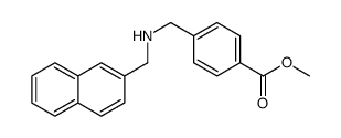 methyl 4-[(naphthalen-2-ylmethylamino)methyl]benzoate Structure