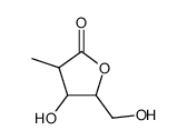 4-hydroxy-5-(hydroxymethyl)-3-methyldihydrofuran-2(3H)-one结构式